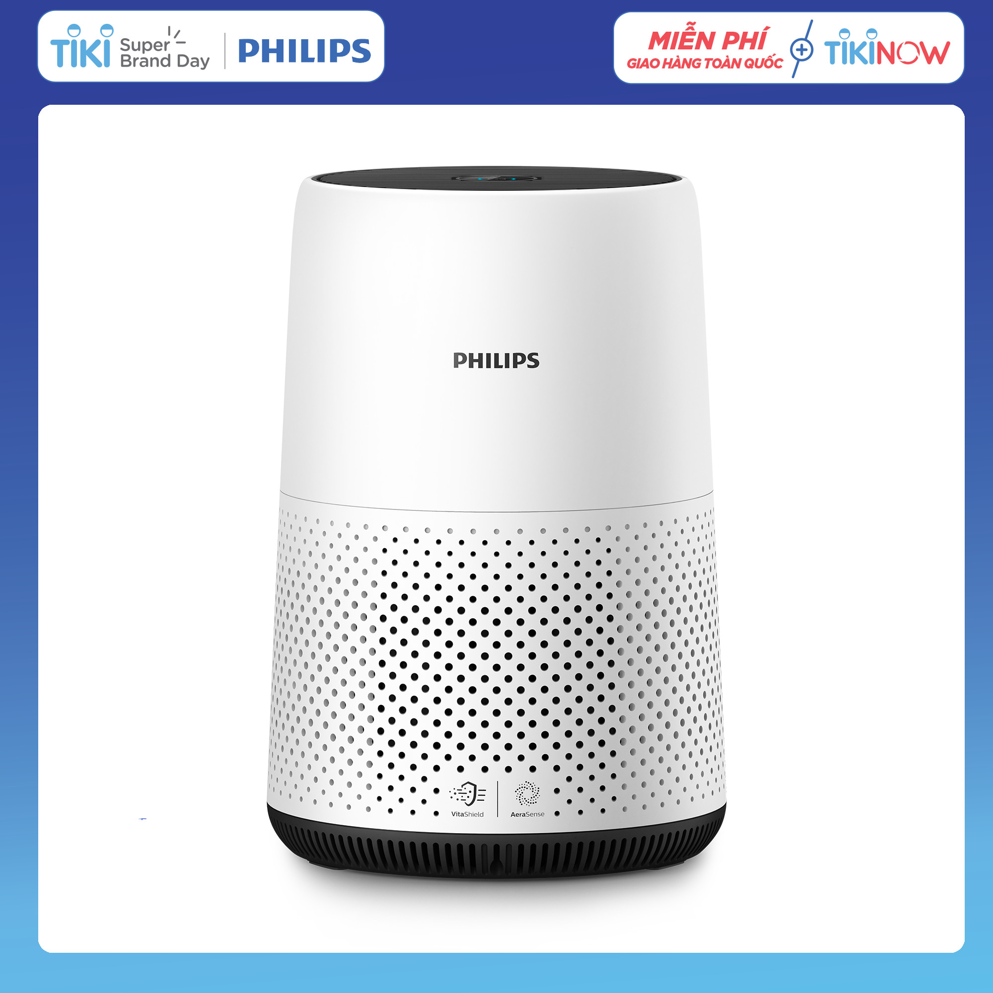 Máy Lọc Không Khí Philips AC0820/10(Diện tích sử dung 49m2 ) – Hàng Chính Hãng