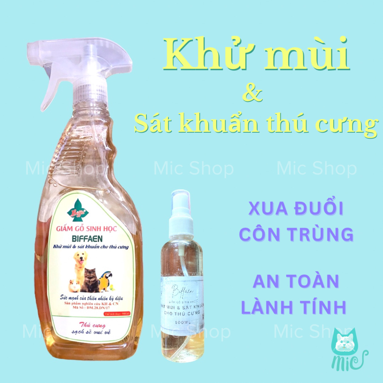 Xịt khử mùi và sát khuẩn Biffaen cực kì tốt