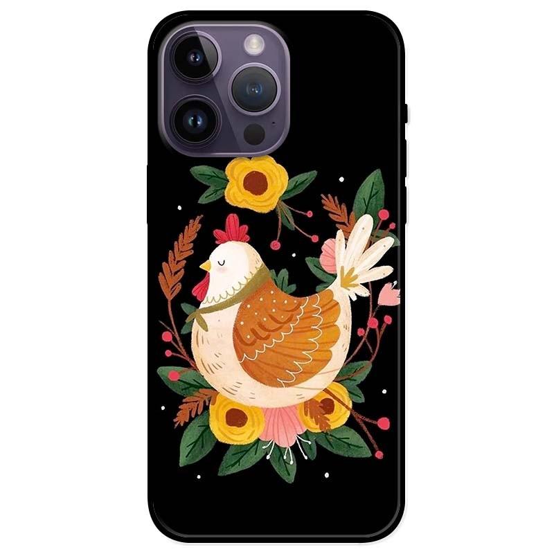 Ốp lưng dành cho Iphone 14 - Iphone 14 Plus - Iphone 14 Pro - Iphone 14 Pro Max - Gà Đen