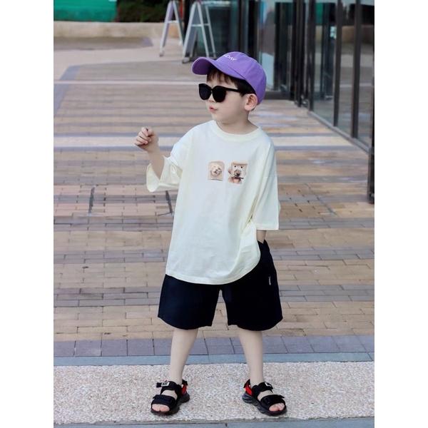 (Form rộng hơn chuẩn 2 size) Phông dáng rộng cute cho bé