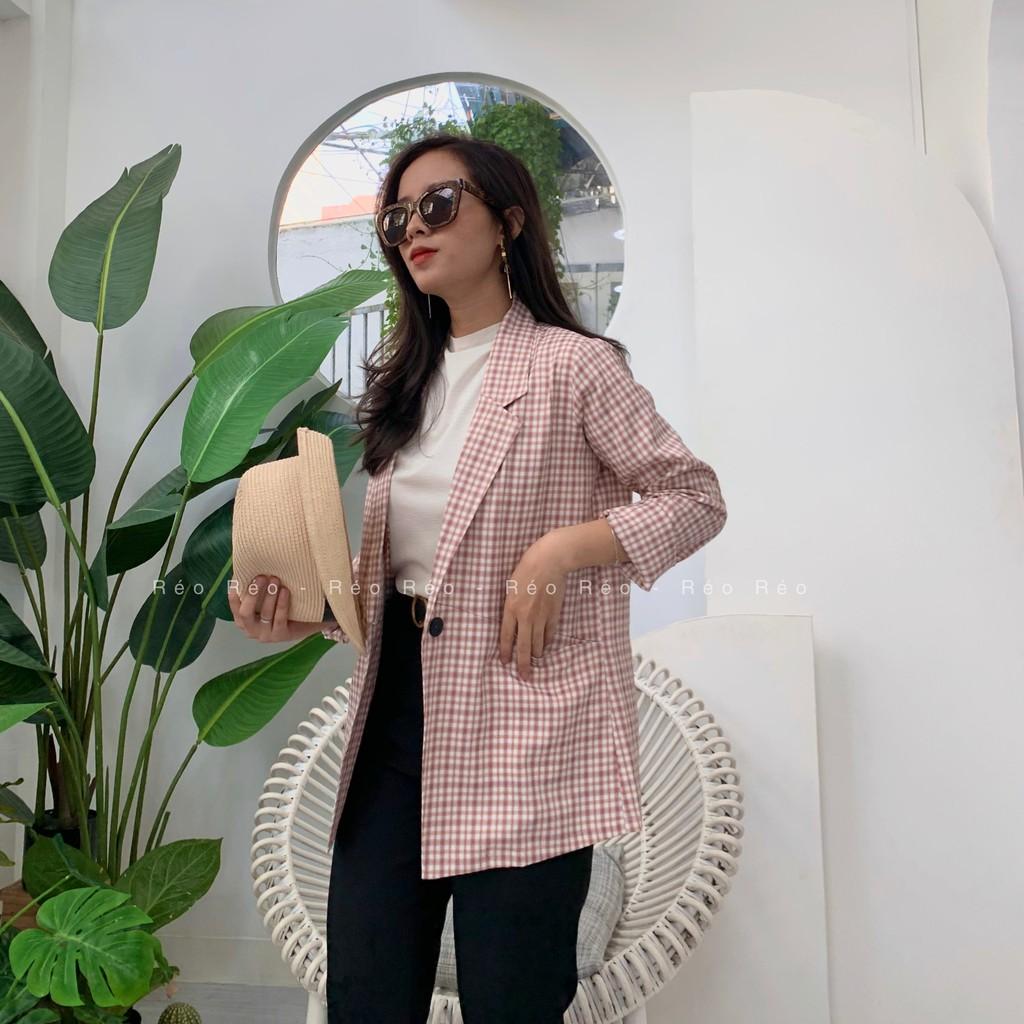 Áo Blazer Nữ / Vest Nữ- Caro sọc cao cấp , Đẹp và Rất độc lạ