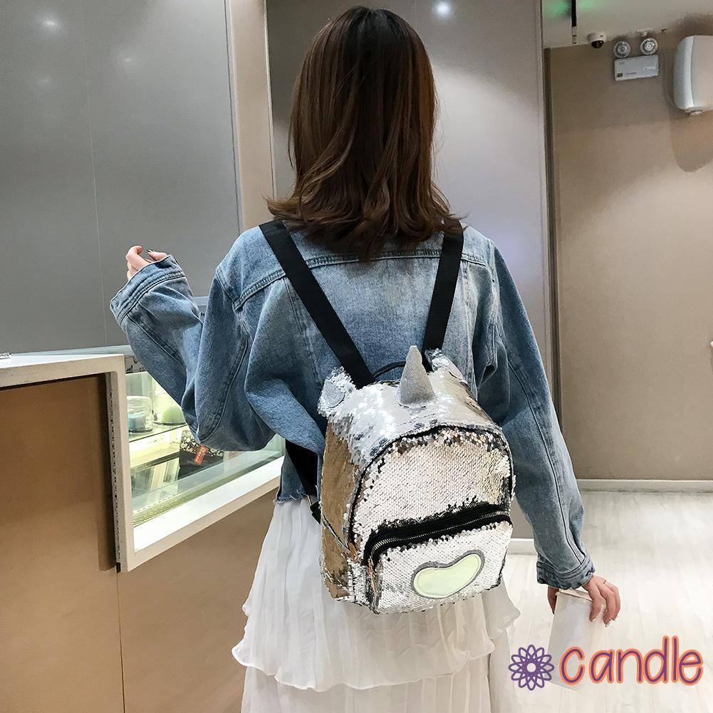 Ba Lô Đi Học Đính Kim Sa Lấp Lánh Cho Nữ