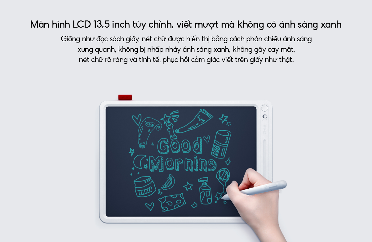 Bảng Vẽ Điện Tử Xiaodu LCD 13.5&quot; - Hàng Chính Hãng