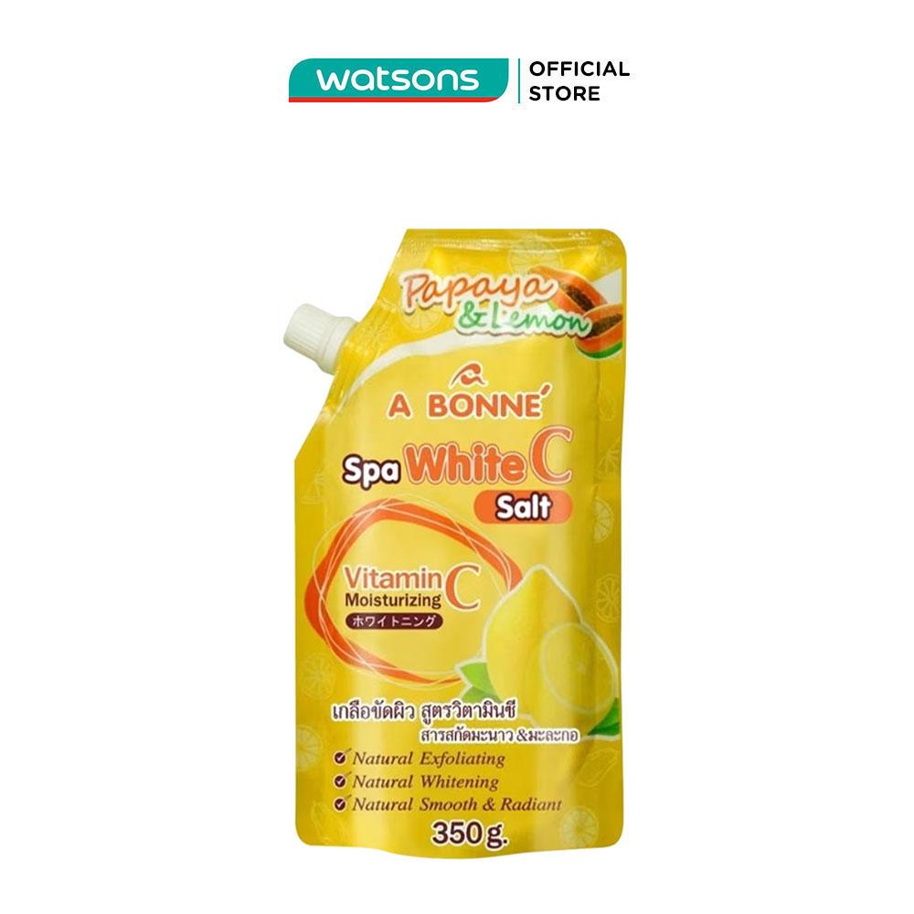 Muối Tắm Sữa A Bonne Spa Vitamin C Salt Chiết Xuất Chanh &amp; Đu Đủ 350g