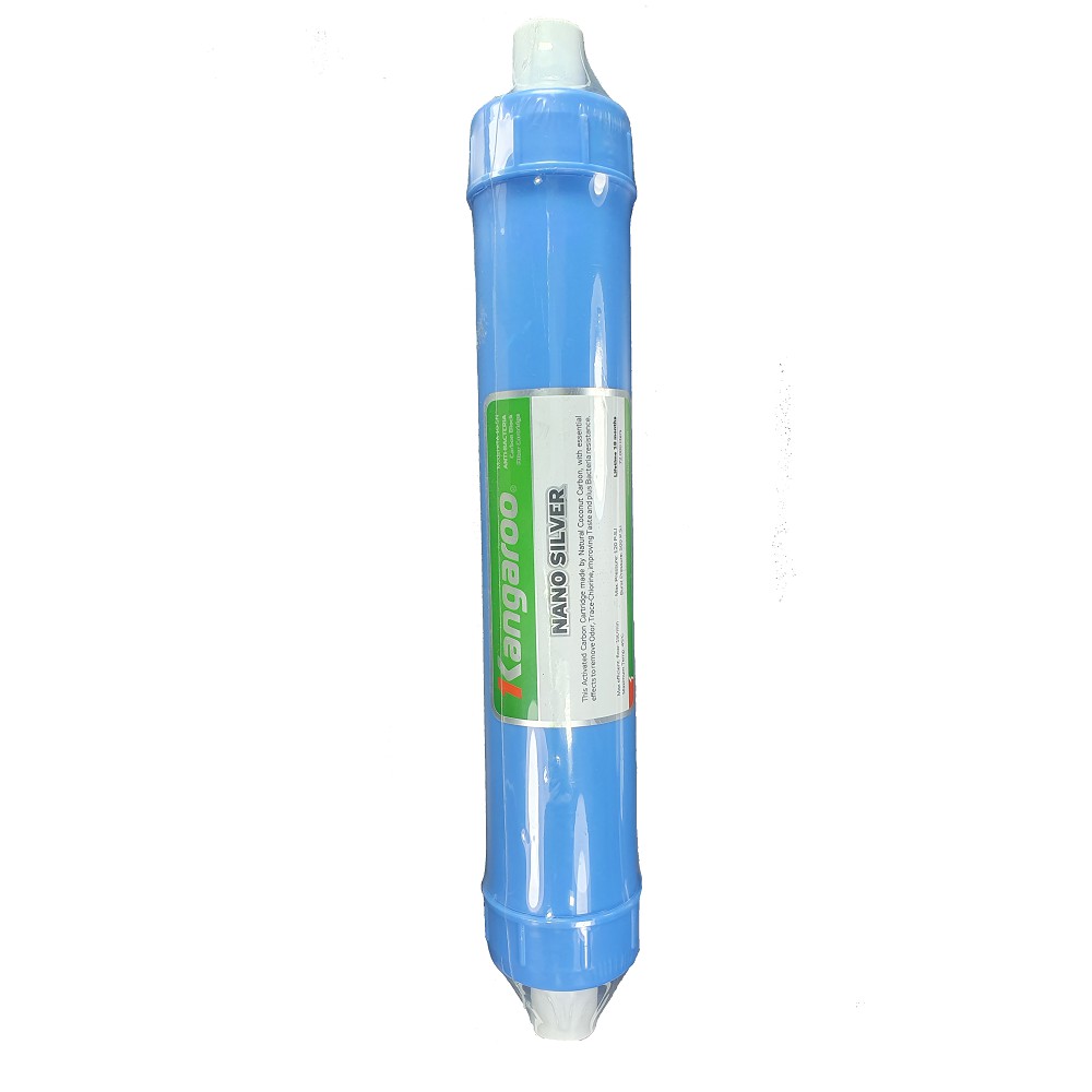 Combo Bộ 9 Lõi Lọc Nước Kangaroo 1,2,3,4,5,6,7,8,9 (RO Hàn Quốc, Nano Silver, Ceramic, Ankaline, Maifan, ORP Cartridge) - Hàng Chính Hãng