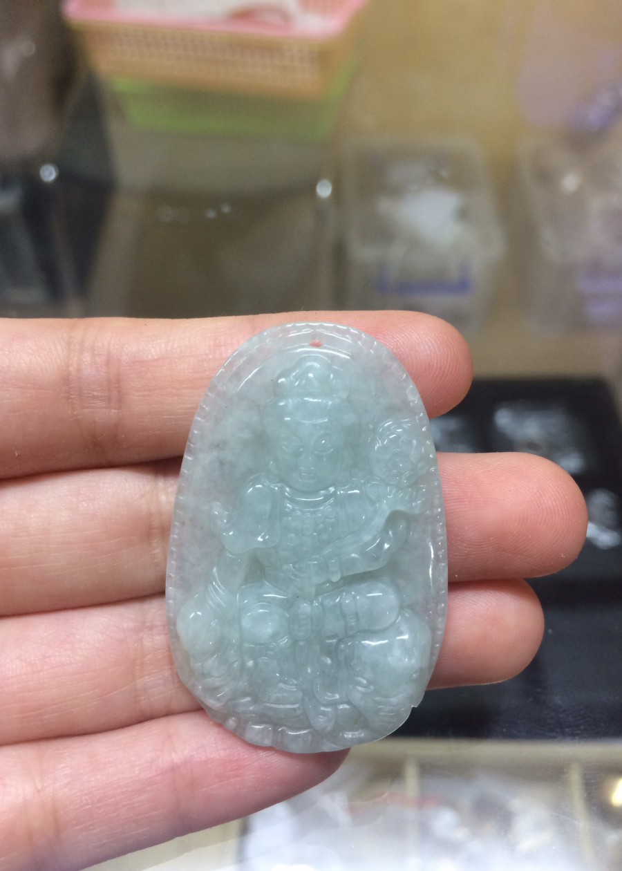 Phật Bản Mệnh Phổ Hiền Bồ Tát ngọc Jade