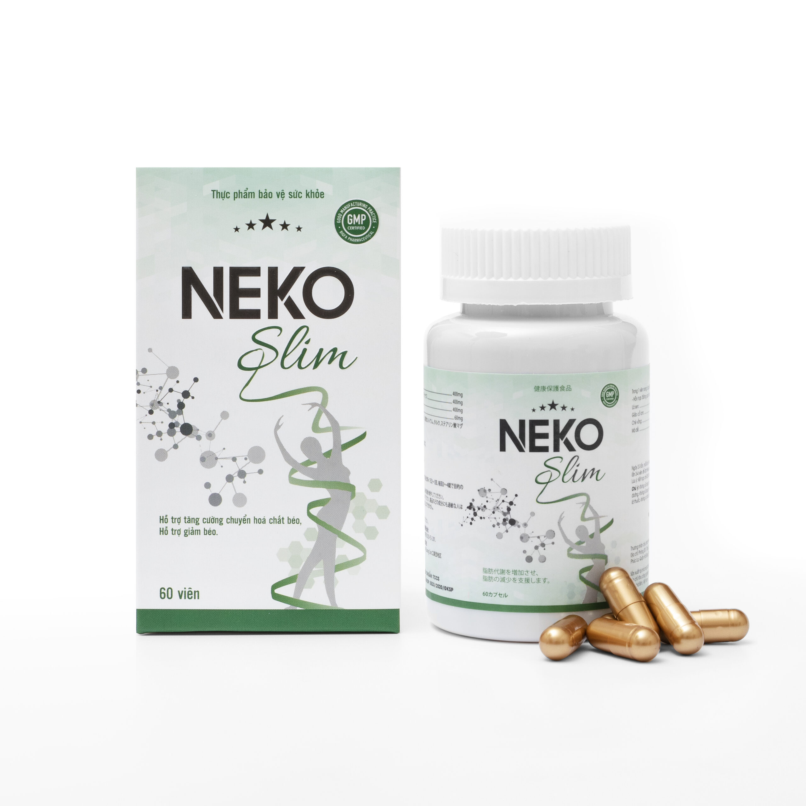 Viên uống Neko Slim hỗ trợ giảm cân hiệu quả cho dáng đẹp eo thon