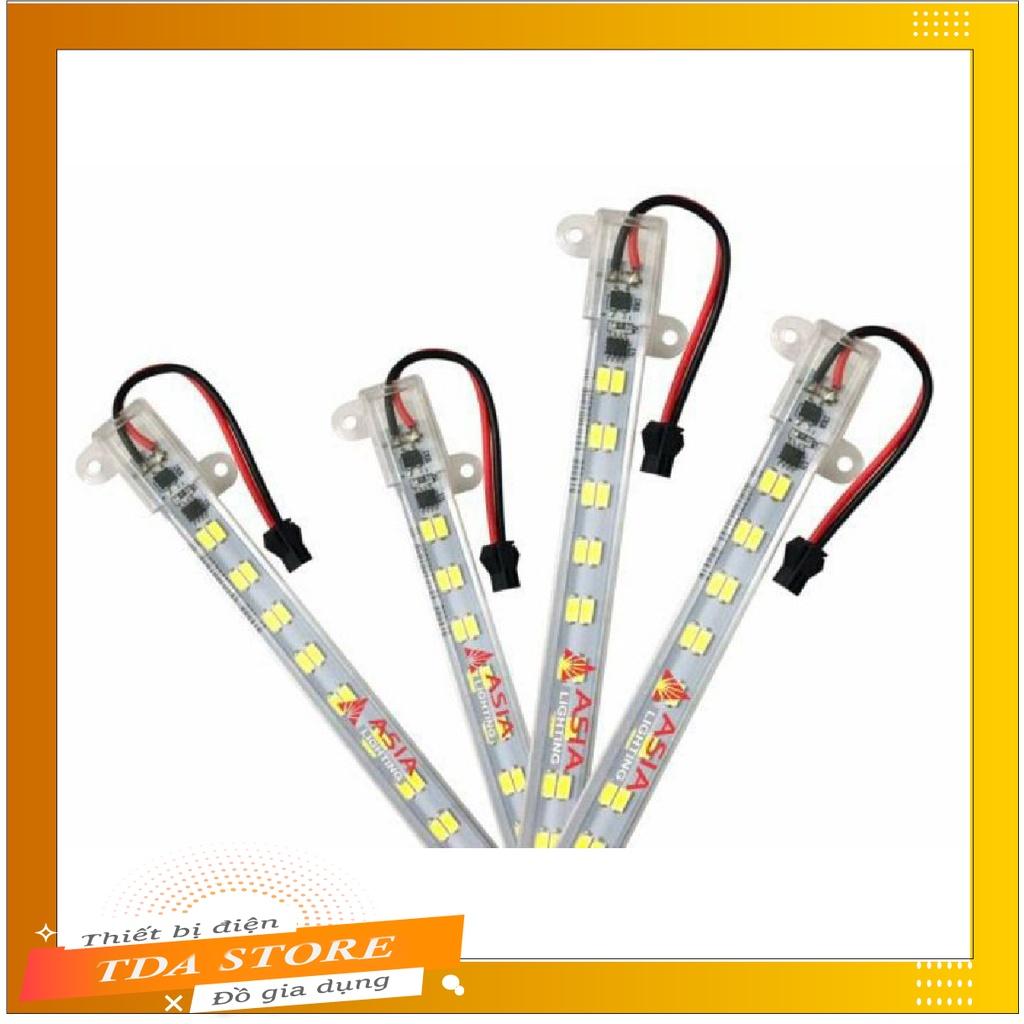 Combo 10 Led Thanh 220V 5730 2 Hàng 1 mét Siêu Sáng ASIA