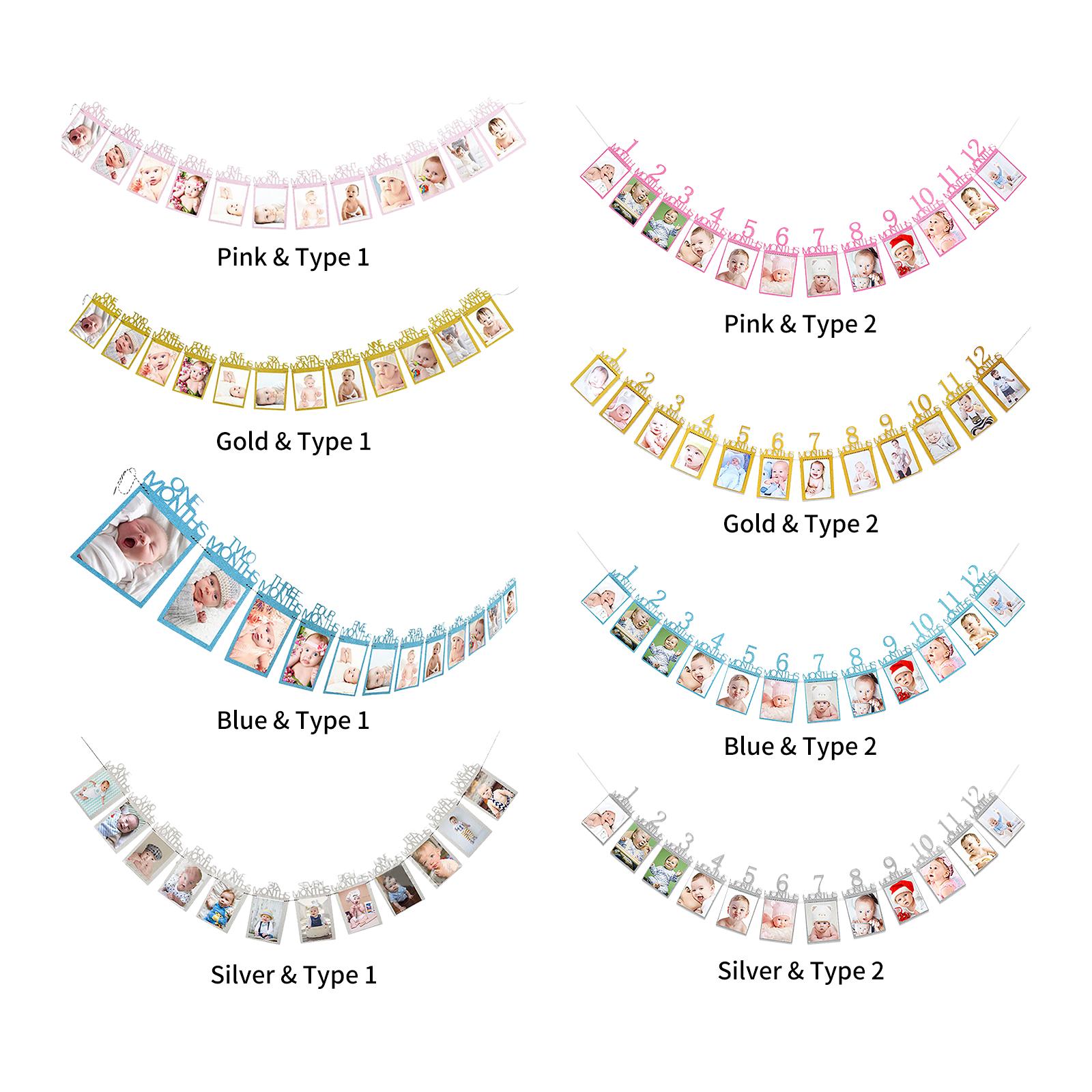 Biểu Ngữ Treo Hình Ảnh Cho Bé 16,4Ft Cho Trẻ Sơ Sinh 12 Tháng