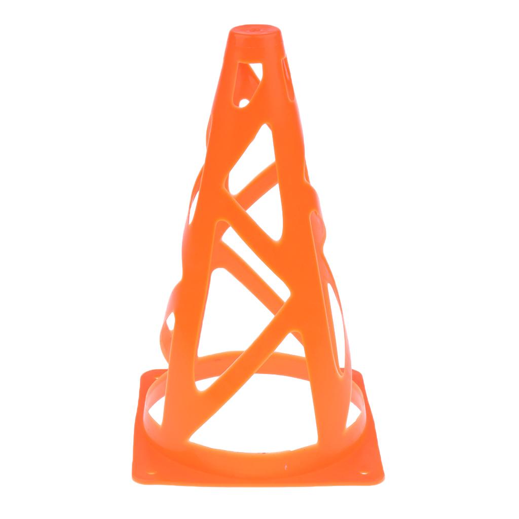 5 Pieces 9'' PE Sport Training Traffic Cone For Soccer Football Basketball