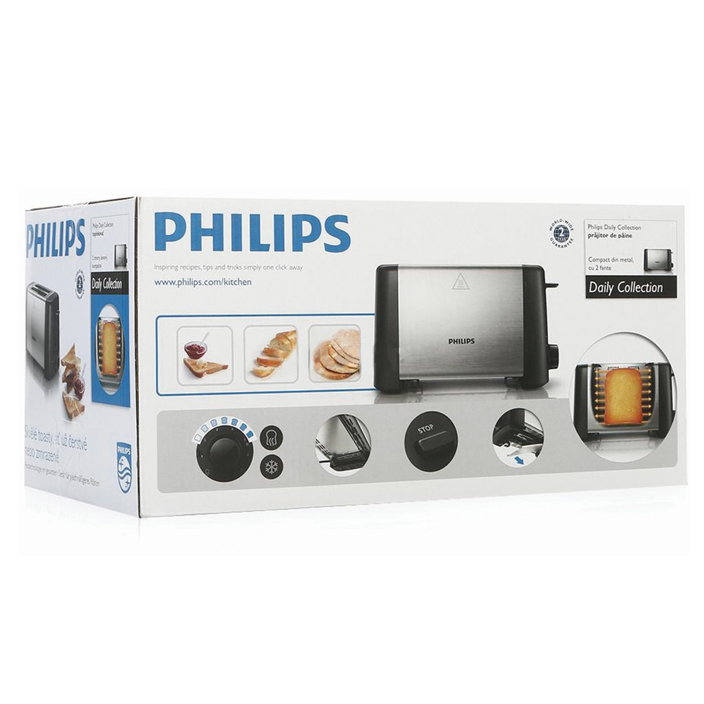 Lò Nướng Sandwich Philips HD4825 - Hàng nhập khẩu