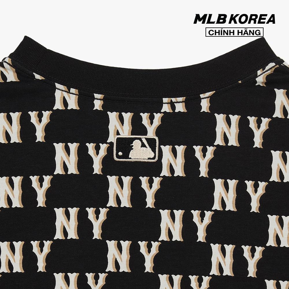 MLB - Áo thun unisex cổ tròn tay ngắn Classic Monogram Front Pattern 3ATSM1133-50BKS