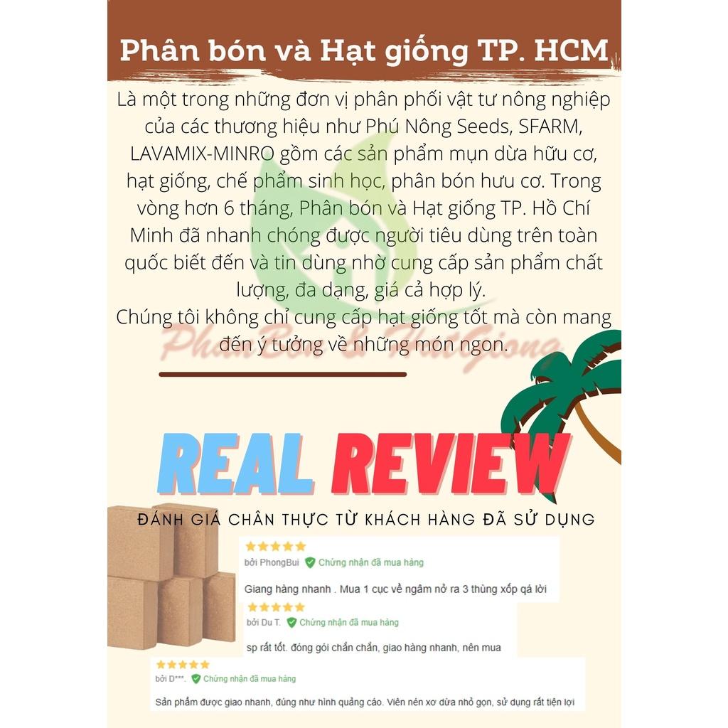 Đất Nén, Xơ Dừa Nén 5kg Đã Qua Xử Lý Chất Chát Lignin và Tanin Trồng Rau Trồng Hoa Cây Cảnh - Shop Phân Bón và Hạt Giống