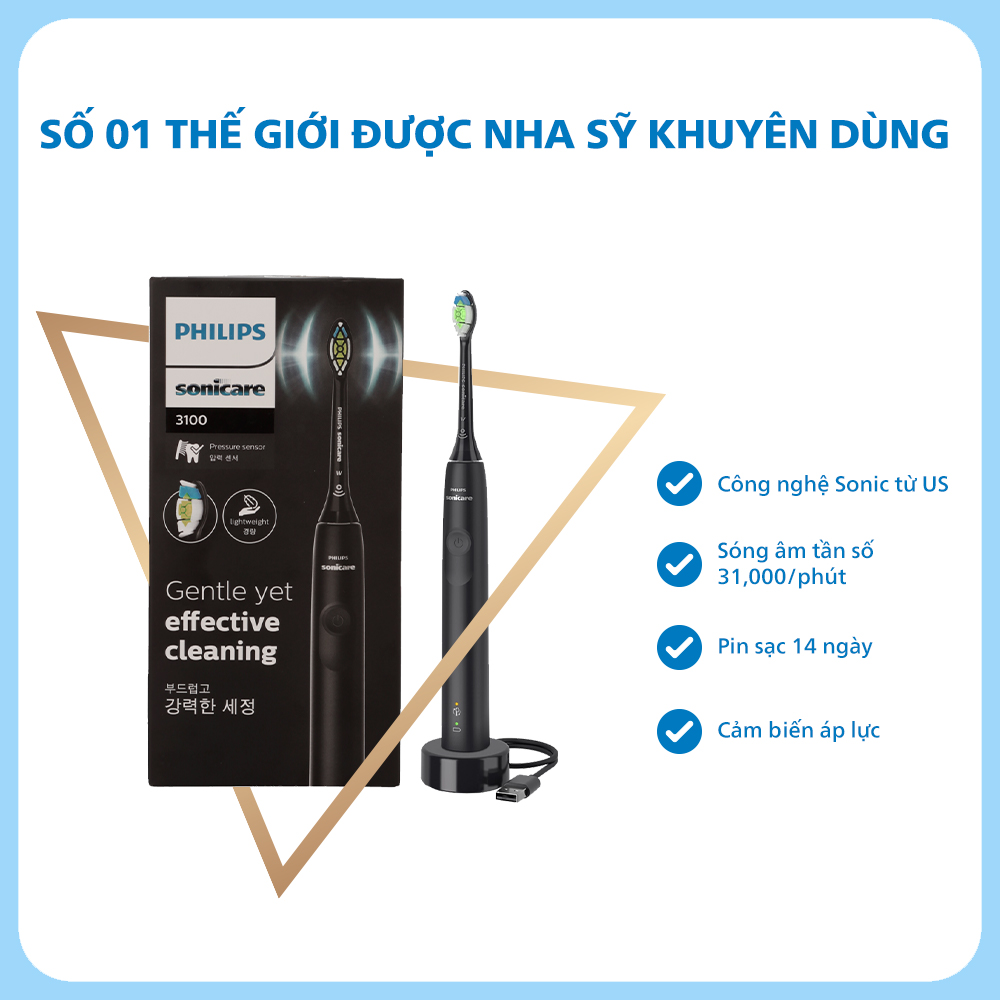 Bàn chải điện chính hãng Philips sonicare HX3671/54