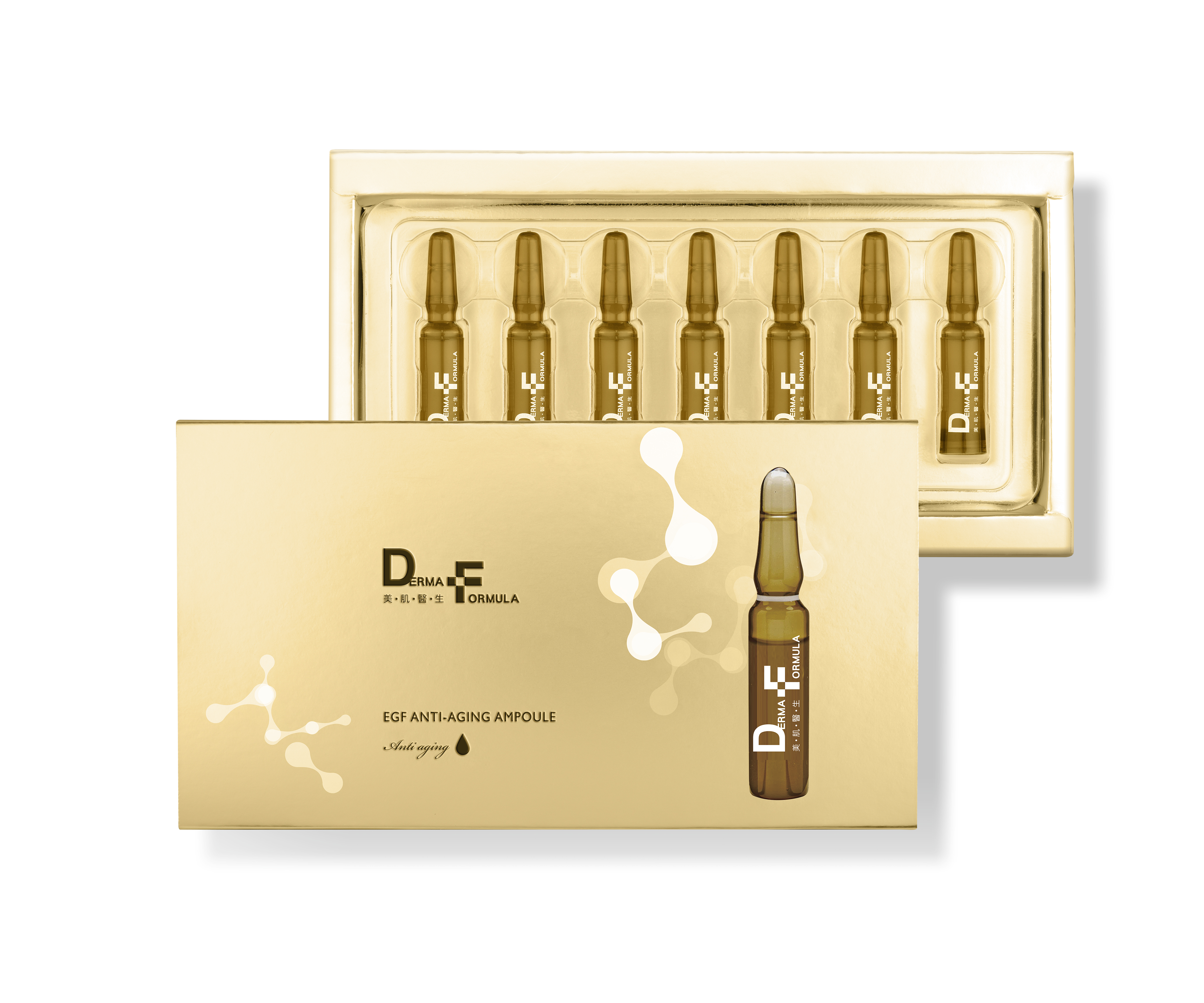 Tinh Chất Chống Lão Hóa Derma Formula EGF Anti-Aging Ampoule 1.5ml*7pcs