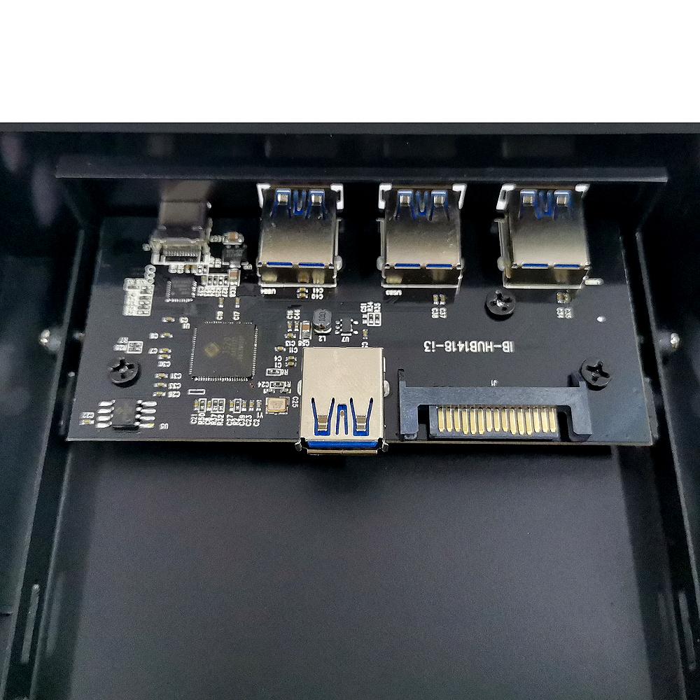 Multifunctional Extended CD Driver Panel 5.25/3.5'' Floppy Front Panel with Type-C Three USB3.0 Ports USB&Power Cable