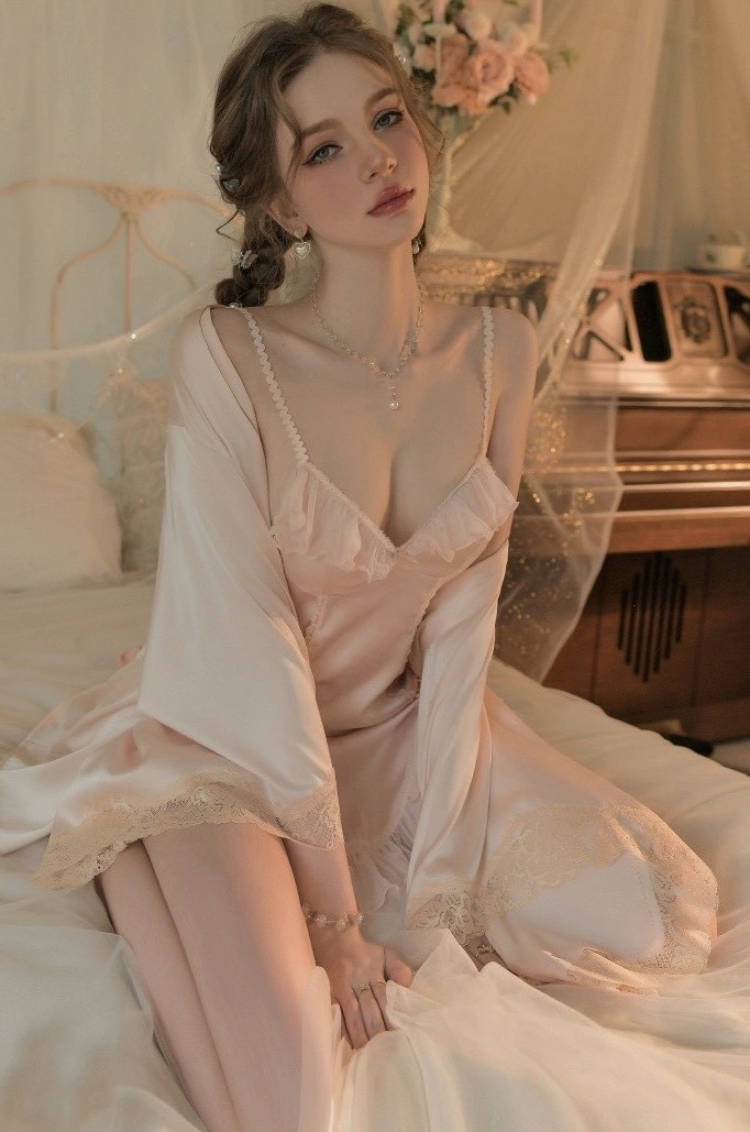 Váy Ngủ Quyến Rũ Hai Dây (Không kèm áo choàng) - B.Lingerie