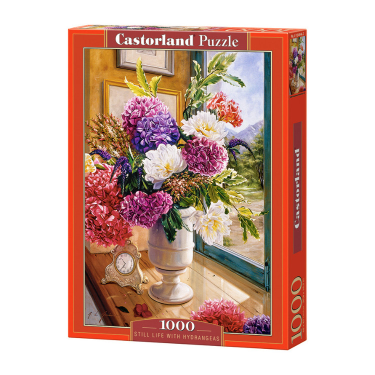 Xếp hình puzzle Still Life with Hydrangeas 1000 mảnh CASTORLAND C1044442