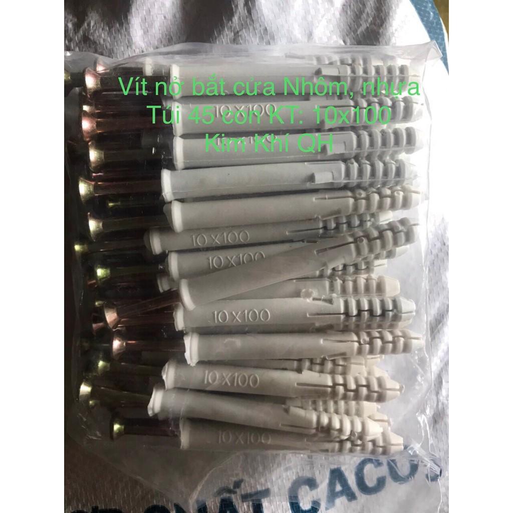 Túi 45 con Vít nở bắt cửa nhôm, cửa nhựa 10/10