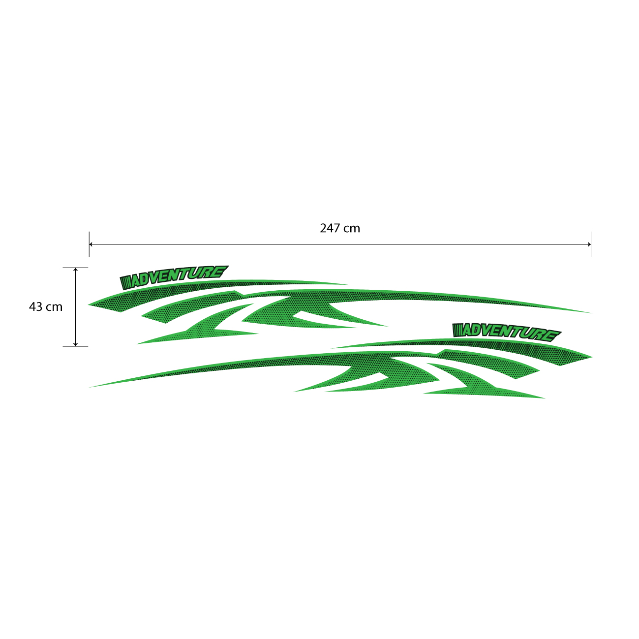 Decal cho xe Vinfast, tem xe Honda, tem xe 4 và 7 chỗ, tem cao cấp WRAP 37, KT 247x43cm