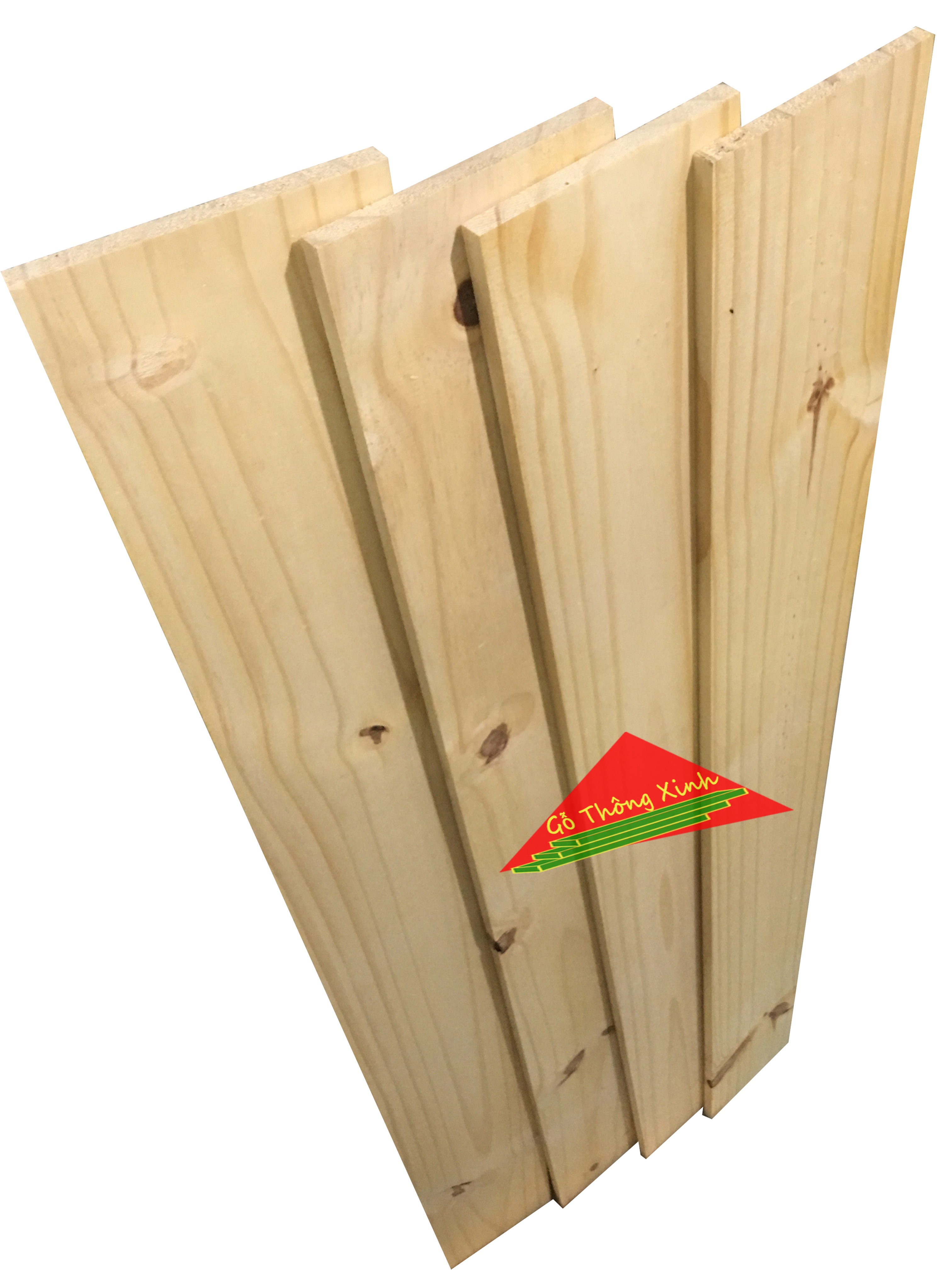 Bó 4 tấm gỗ thông mới đẹp dài 1m2, rộng 12.5cm, dày 1cm bào láng 4 mặt thích hợp DIY, trang trí, decorde...