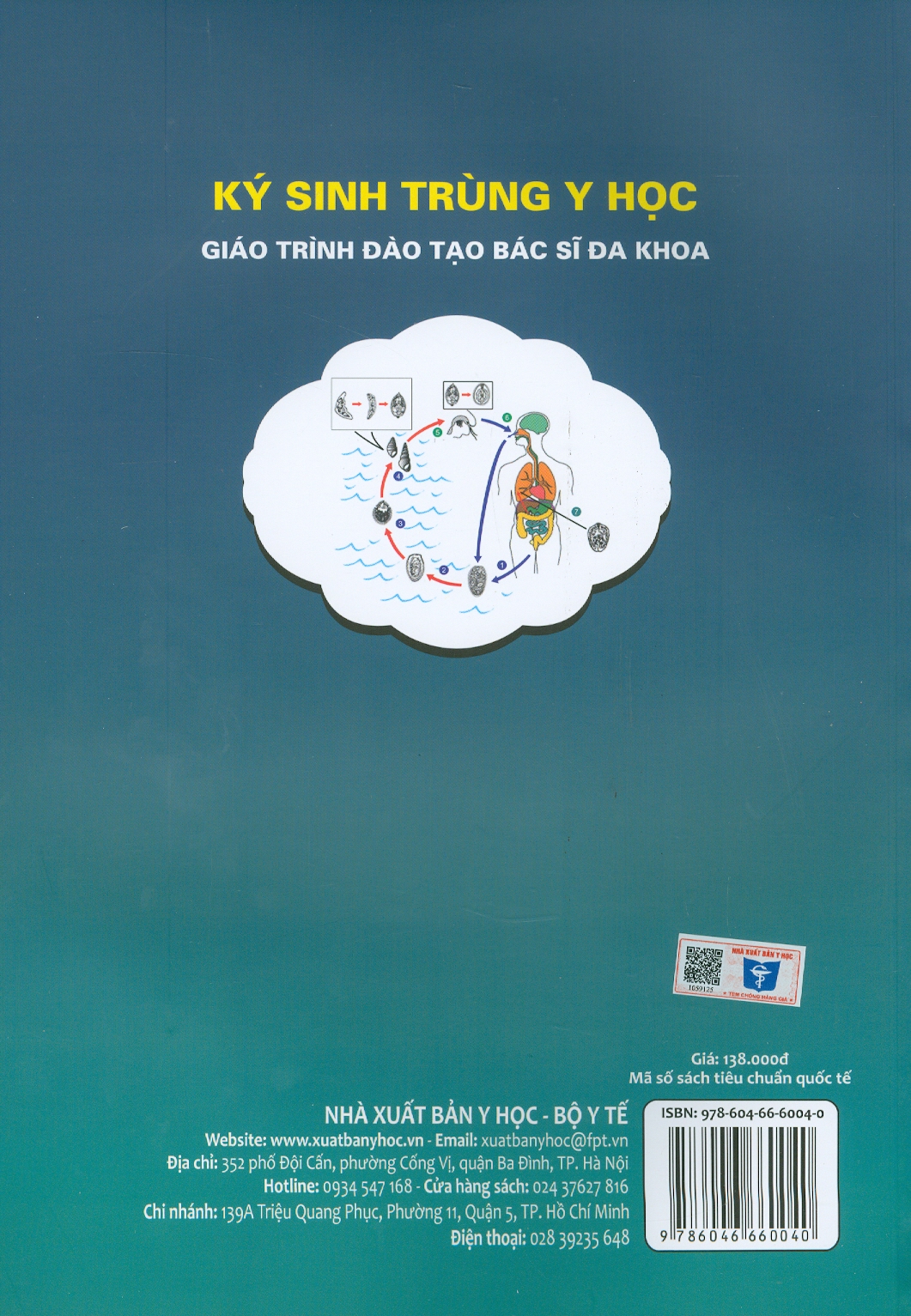 Ký Sinh Trùng Y Học - Giáo trình Đào tạo Bác sĩ Đa khoa (Tái bản lần thứ ba - năm 2023)