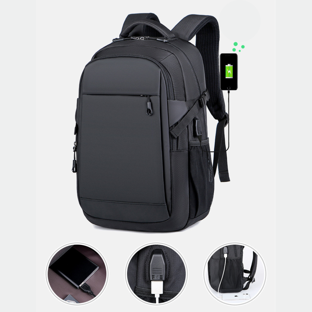 Balo Đi Học Thời Trang Cao Cấp Hàn Quốc PEGAVA Chống Nước Cặp Đựng Laptop Có Cổng Sạc Điện Thoại - KP005C