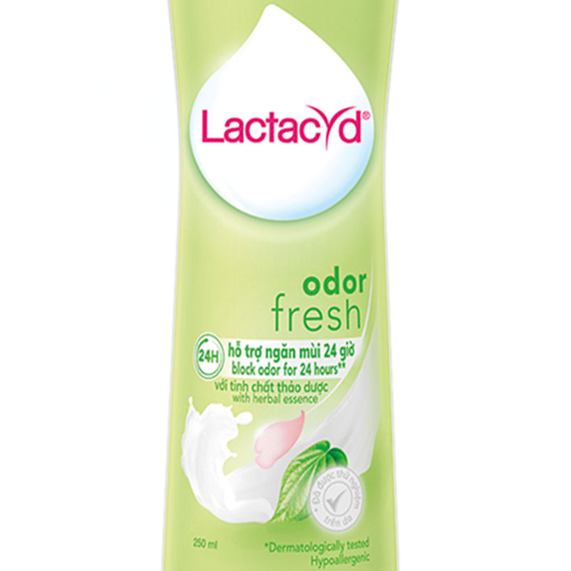 Bộ 2 chai Lactacyd Milky BẢO VỆ, NUÔI DƯỠNG DA &amp; TÓC BÉ VƯỢT TRỘI 500ml/chai + 1 DDVS Odor Fresh NGĂN MÙI 24H 250ml/chai