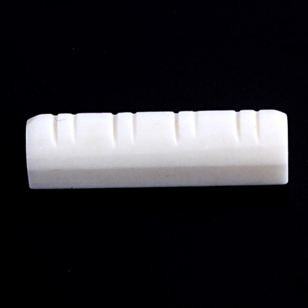 Mandolin Nut,Bridge Saddle Nut,Acoustic  Mandolin Replacement Parts,1.10x0.28x0.20inch