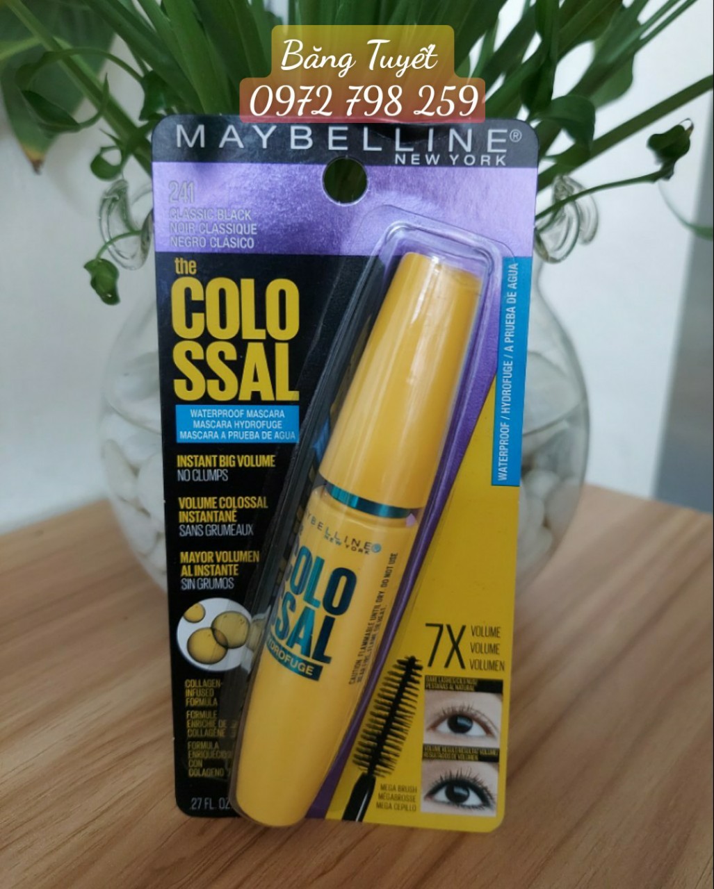 Mascara Maybelli ne The Colossal 241 Chuẩn Hàng MỸ