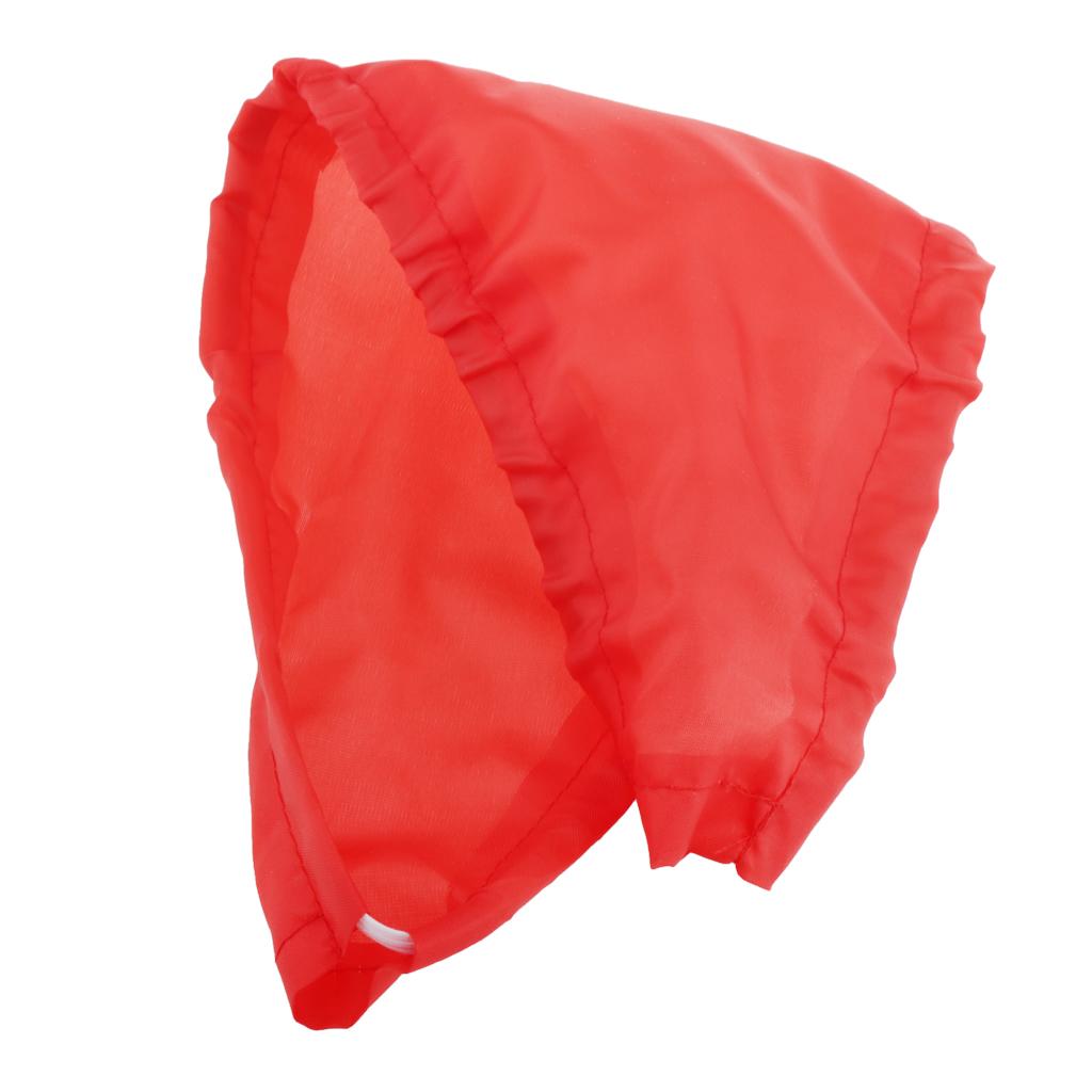 Polyester Men's Beard Mustache Cover Guard for Serving Kitchen Red