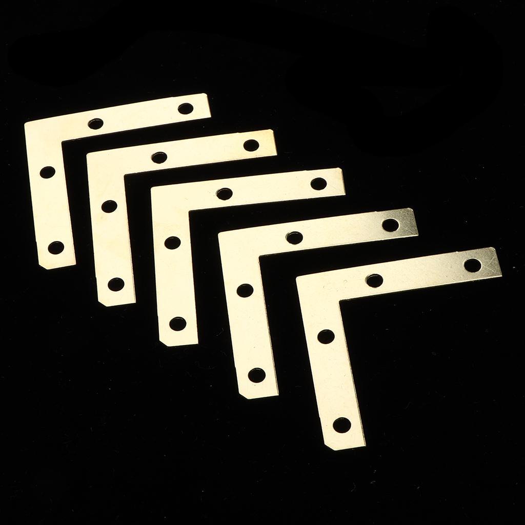 100Pc  Corner  Repair Mending Plate Picture Frame Bracket