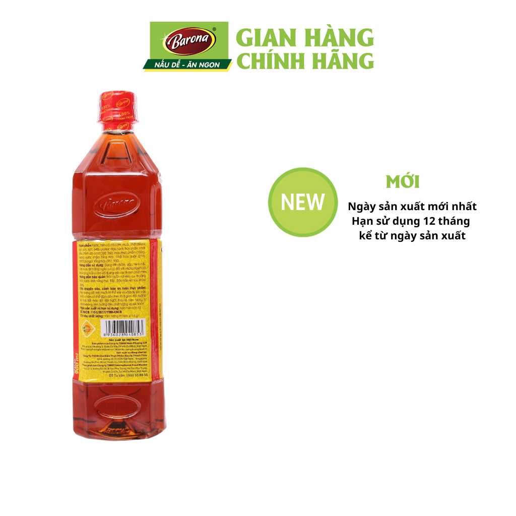 Combo 1 Thùng Nước Chấm Thủy Ngư BARONA