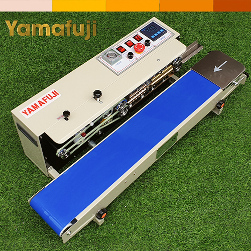 Máy hàn miệng túi liên tục Yamafuji FRD-1000WP (có in date bằng mực)