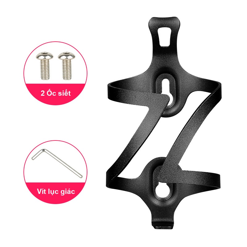 Giá Đỡ Bình Nước Xe Đạp Thể Thao/ Xe Đạp Địa Hình Nhôm Siêu Nhẹ - Phụ Kiện Xe Đạp Chính Hãng