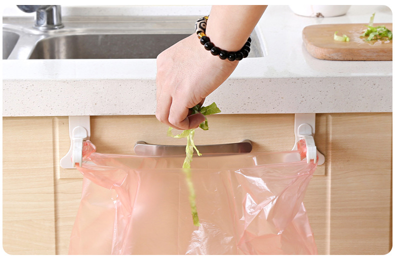 COMBO 2 MÓC TREO TÚI RÁC KẸP CỬA TỦ BẾP TIỆN LỢI NHANH CHÓN GỌN GÀNG