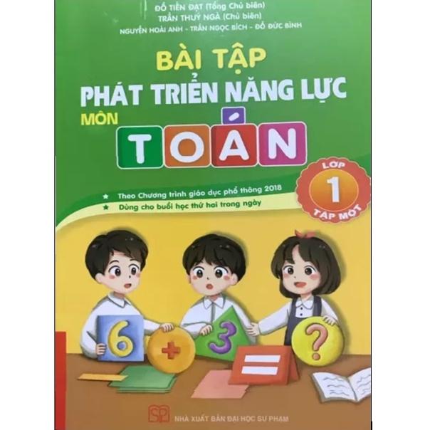 Sách - Combo Bài tập phát triển năng lực môn Toán lớp 1