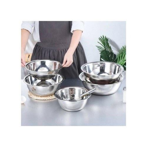 Thau Inox 18cm Dày Dặn Lòng Sâu - Dễ Dàng Vệ Sinh