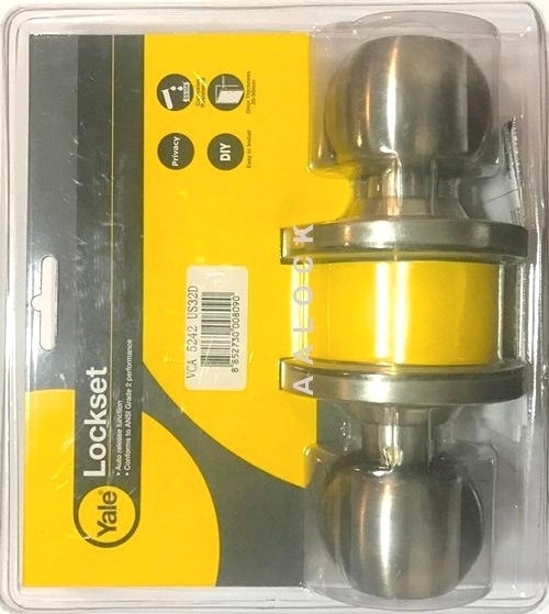 Khóa nắm tròn Yale VCA5242 cho cửa WC