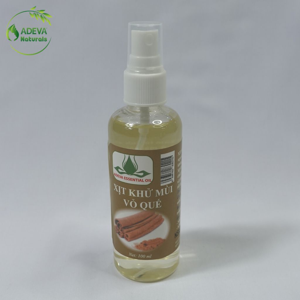Xịt Khử Mùi Vỏ Quế ADEVA Giúp Giúp Khử Mùi Phòng Ốc, Thơm Phòng, Tạo Không Gian Sống Sạch Sẽ, Mát Mẻ 100ML