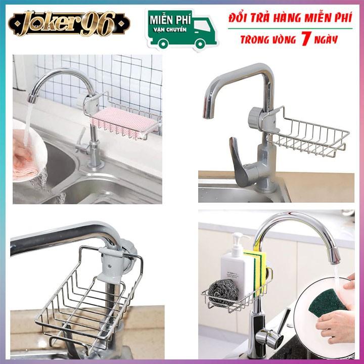 Kệ Để Đồ Rửa Chén Cạnh Vòi Rửa ️Chất Liệu Inox 304 ️ Giá treo inox tiện dụng, chắc chắn, dễ lắp đặt ở vòi
