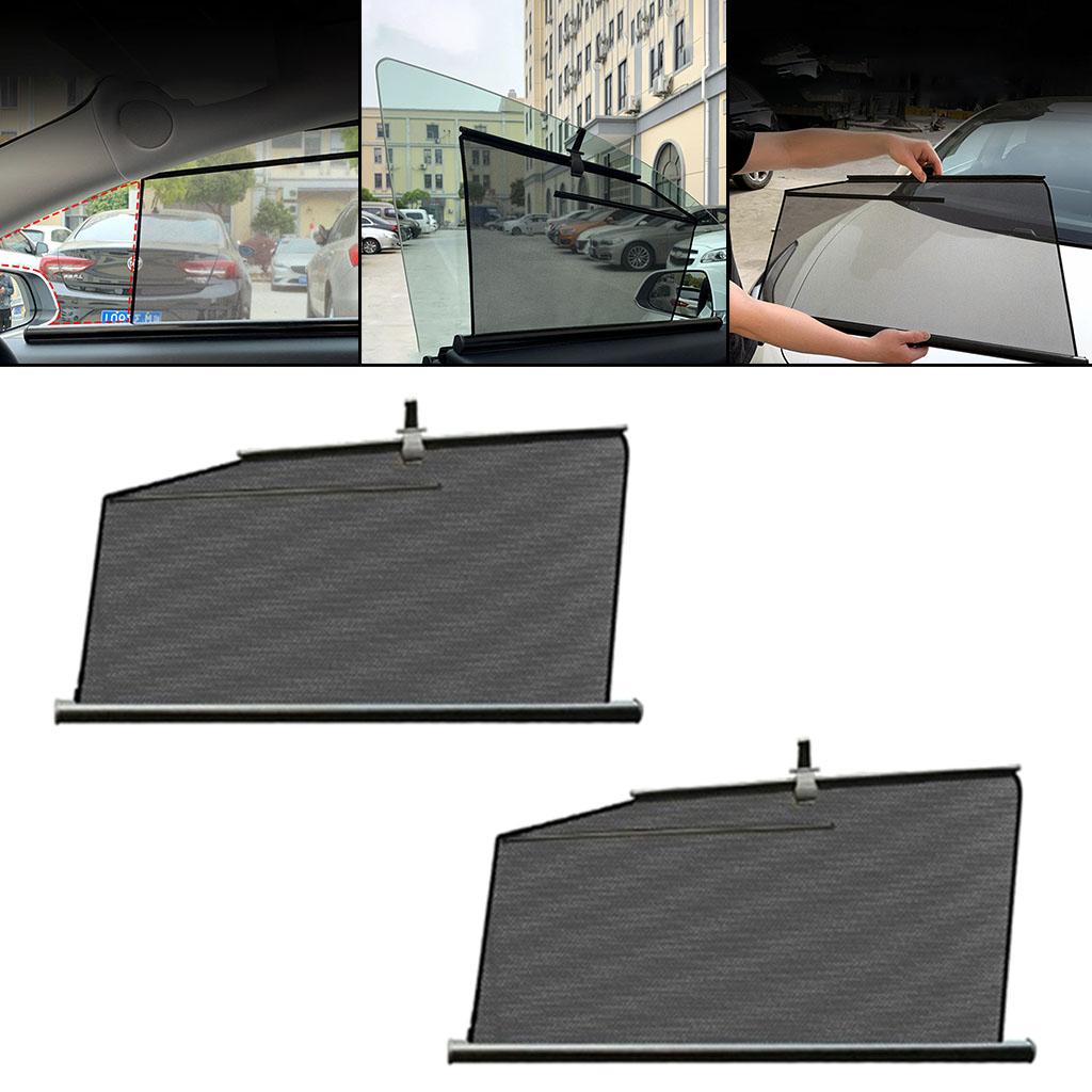 2Pcs Car Privacy Side Window Sunshade Cover for Tesla Model S
