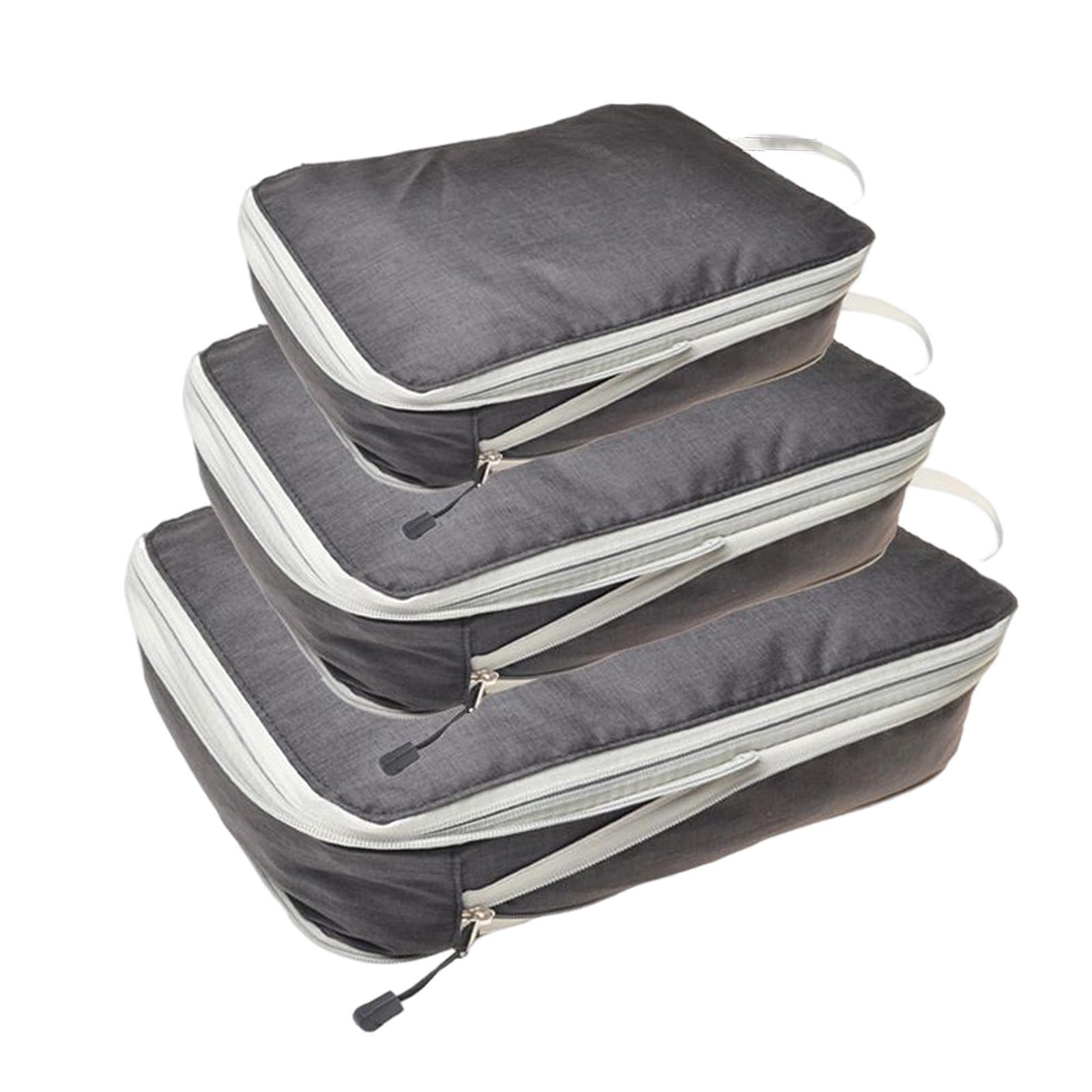 Pouch Suitcase Waterproof Storage Travel Bags Gray