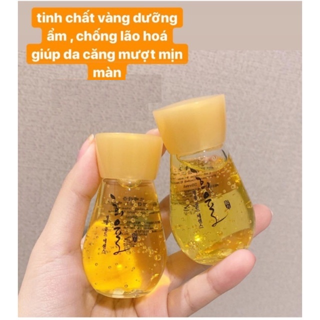 Sét 2 Chai Tinh Chất Thải Độc Và Chống Lão Hóa Vàng 24K Lebelage Yul Premium Gold Essence 30ml x 2