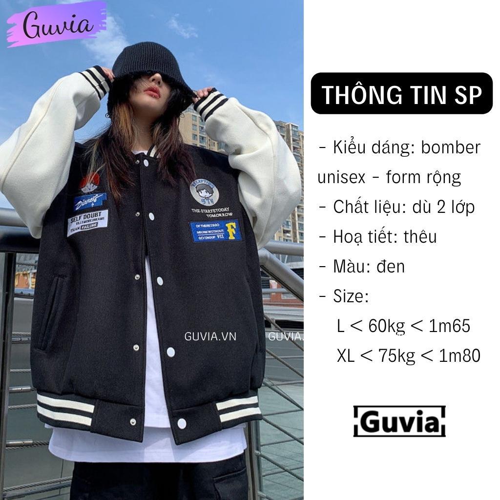 Áo Khoác Bomber Dù THÊU DINER Cao Cấp Form Rộng Nam Nữ Ulzzang Unisex Thời Trang