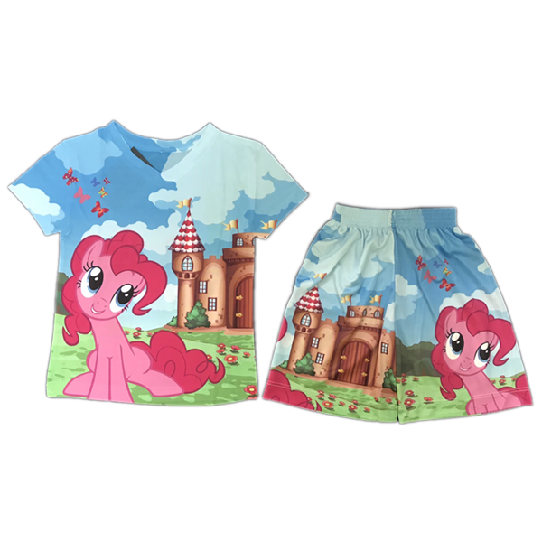 Đồ Bộ Bé Gái Hình Ngựa Pony In 3D 11 (Size