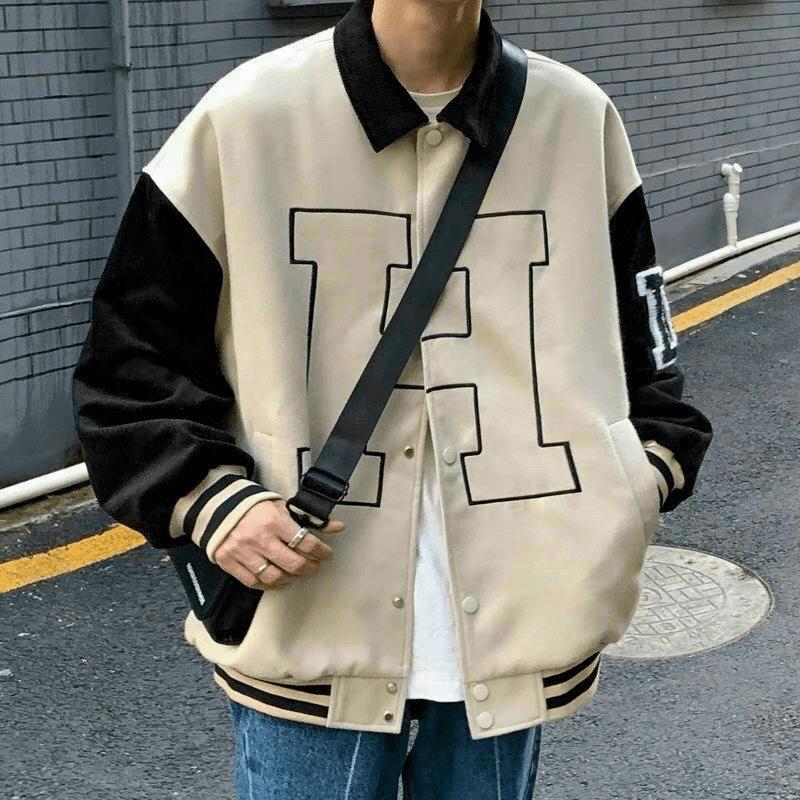 Áo Khoác Dù Chữ H siêu đẹp - form rộng , thời trang unisex siêu đẹp - phong cách hàn quốc cực hot THỜI TRANG NAM 1