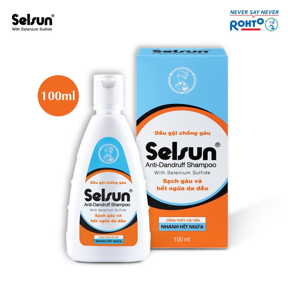 Dầu gội Selsun chống gàu, sạch gàu & hết ngứa da đầu Selsun Anti-Dandruff Shampoo 100ml