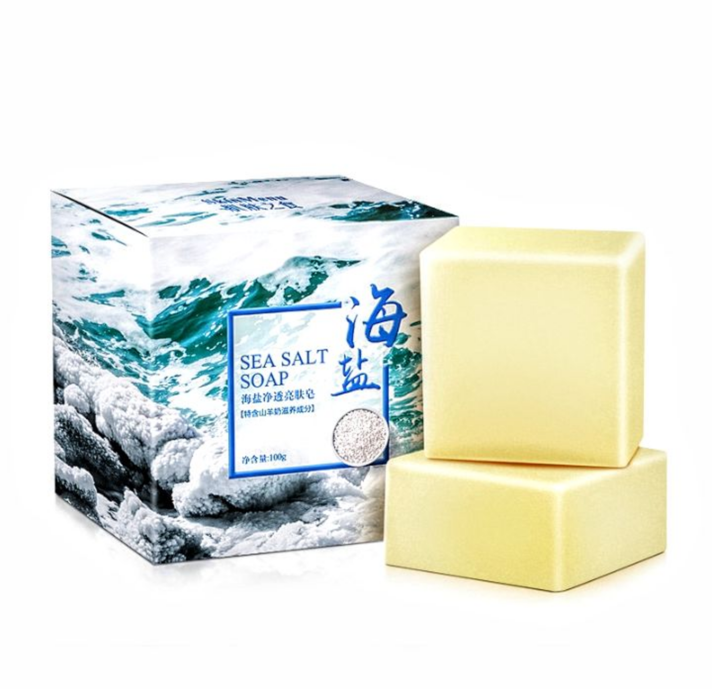 1 BÁNH XÀ PHÒNG TẮM RỬA MẶT MUỐI BIỂN TRỊ MỤN HIỆU QUẢ CAO LOẠI TỐT
