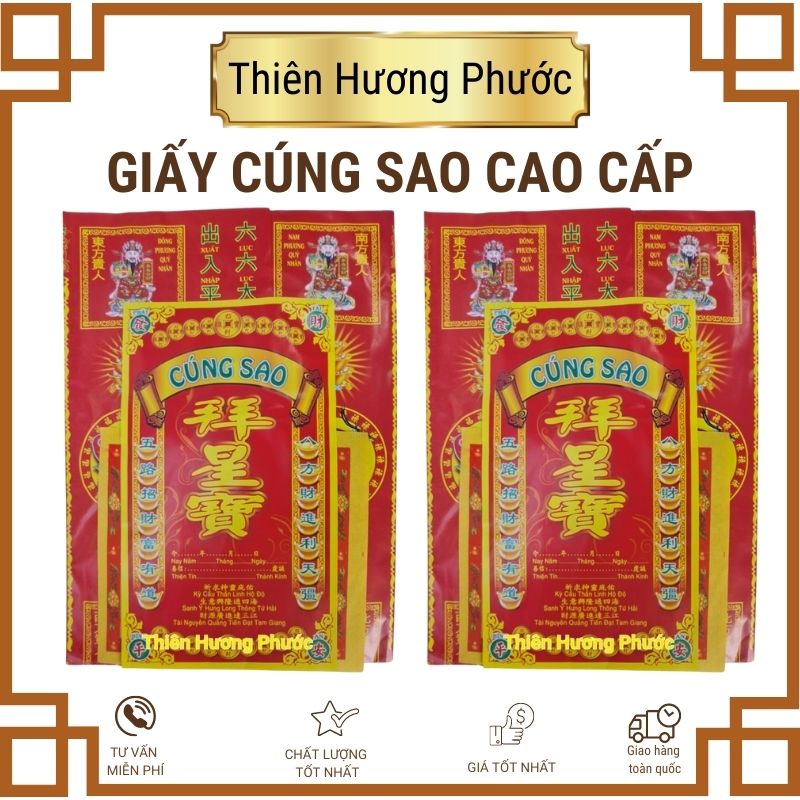 Giấy cúng thái tuế cao cấp